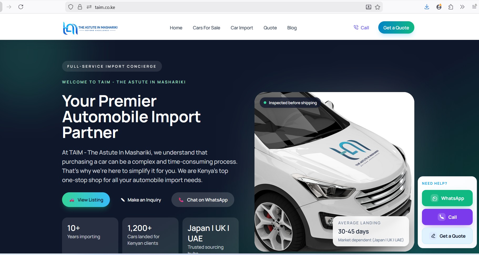 taim.co.ke project media